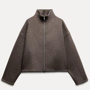 Zara Brown Wool Jacket